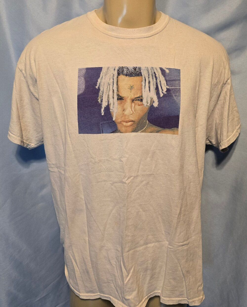 XXXTentacion White T-shirt Size XL